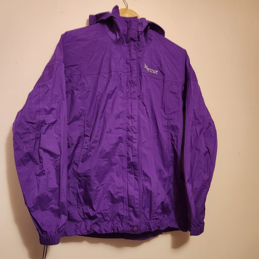 Marmot PreCip Eco Women's Rain Jacket Size L EUC